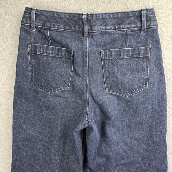 Banana Republic Women's High Rise Wide Leg Jeans Petite Size 28/6 - Picture 6 of 9
